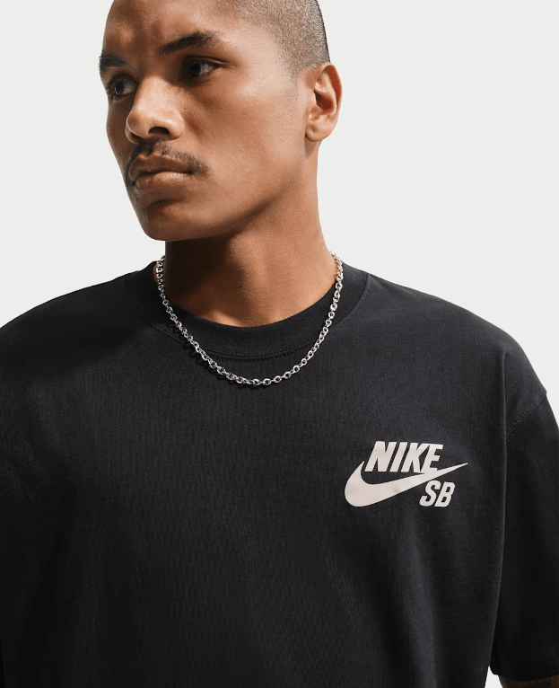 Nike SB Skate Logo Tee - Black 013 - Spin Limit Boardshop