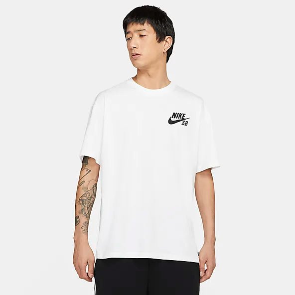 Nike Sb Skate Logo Tee - White - Spin Limit Boardshop