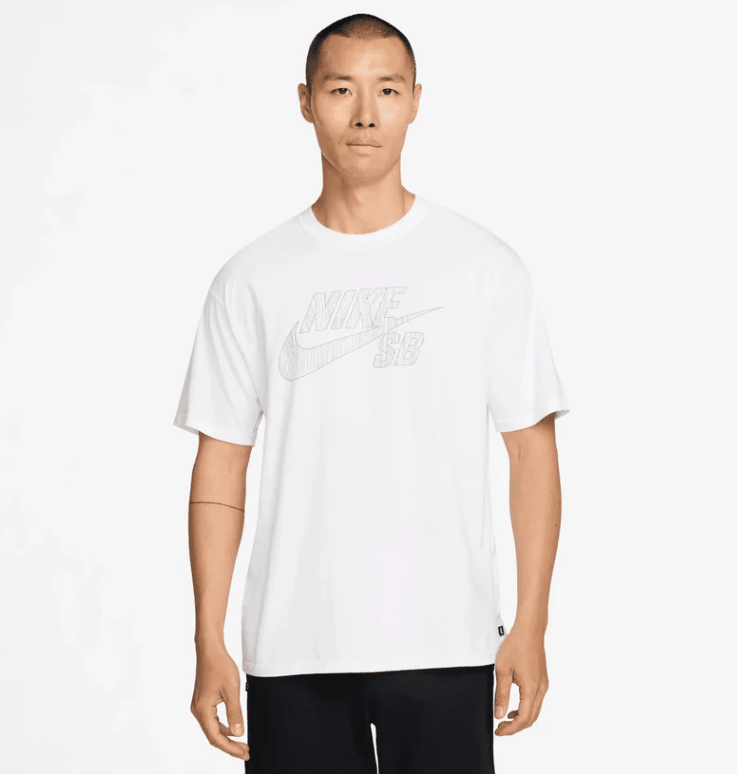 Nike SB Skate Tee - White - Spin Limit Boardshop