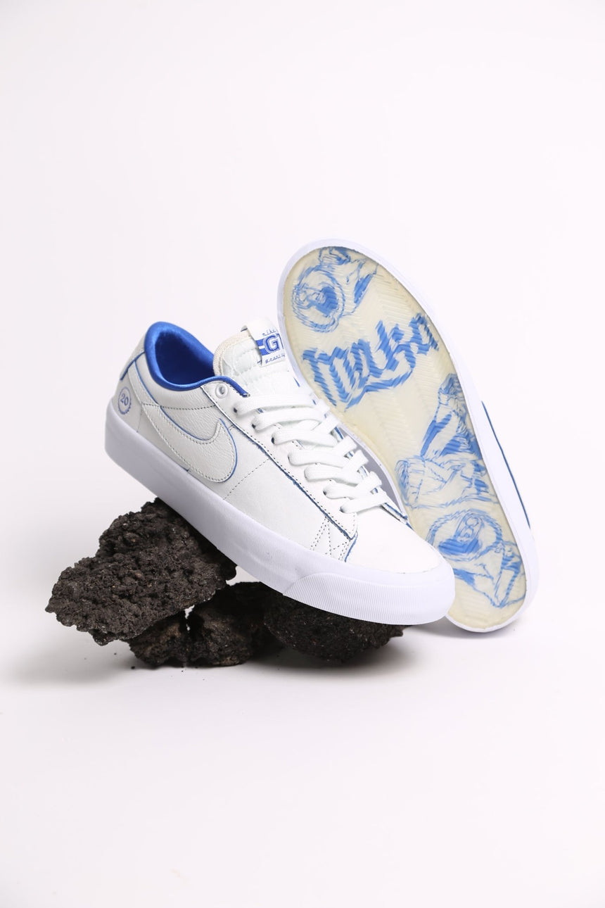 Nike Sb Zoom Blazer Low Pro GT PRM - White 20th - Spin Limit Boardshop