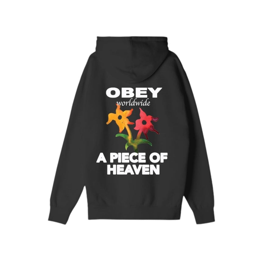 Obey A Piece Of Heavan Hoodie - Black - Spin Limit Boardshop