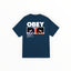 Obey Always Watching Tee - Harbor Blue - Spin Limit Boardshop