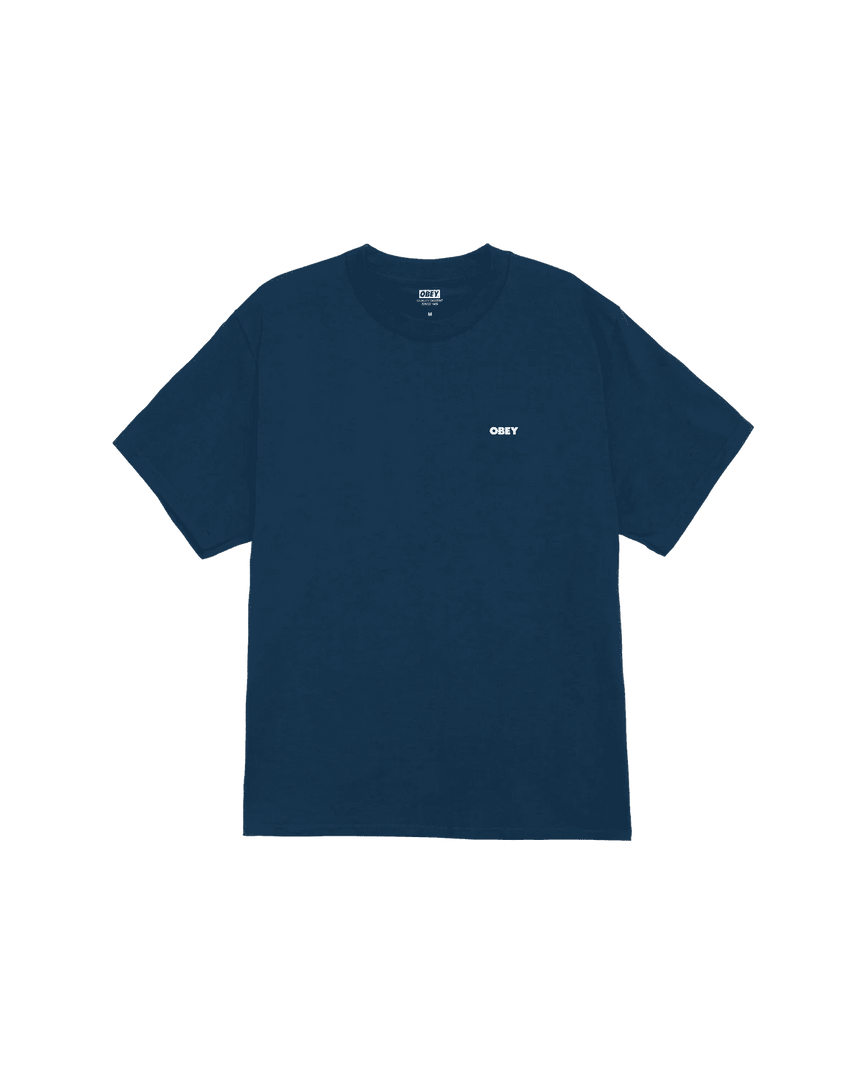 Obey Always Watching Tee - Harbor Blue - Spin Limit Boardshop