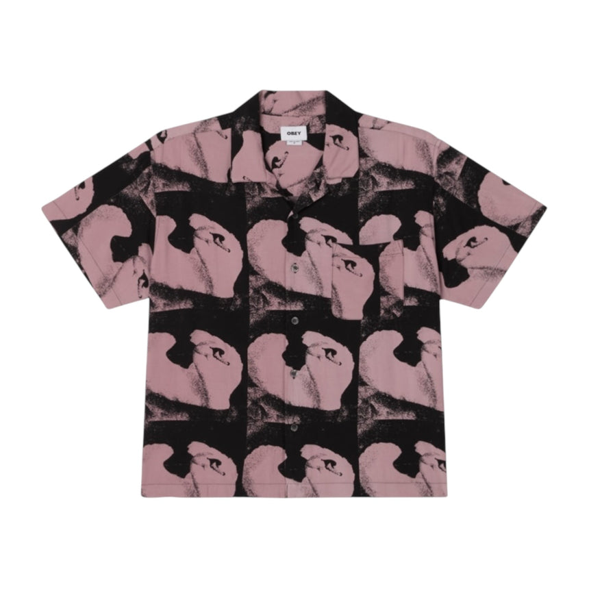 Obey Ambre Woven Shirt - Mauve Faded Wash - Spin Limit Boardshop