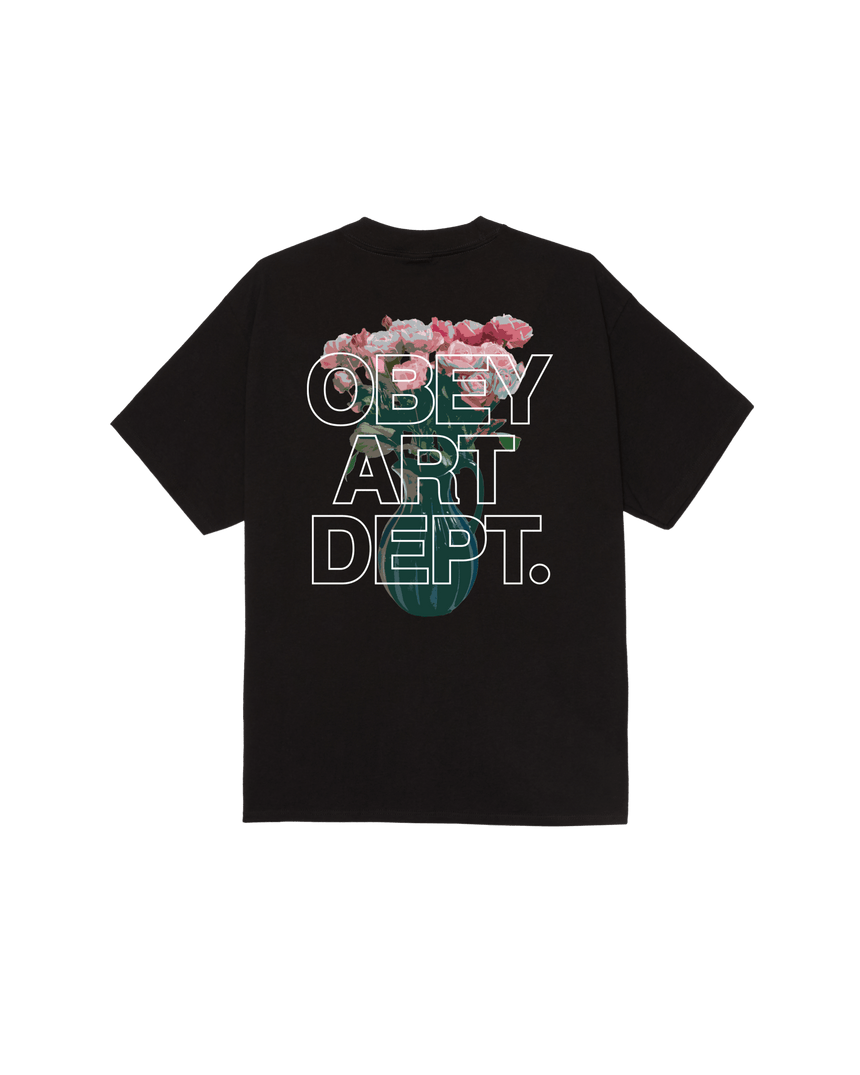 Obey Art Dept Tee - Black - Spin Limit Boardshop
