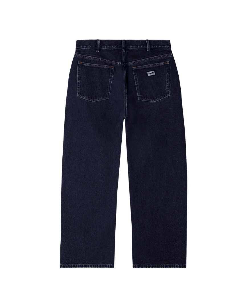 Obey Bigwig Baggy Denim Pant - Rinse Indigo - Spin Limit Boardshop