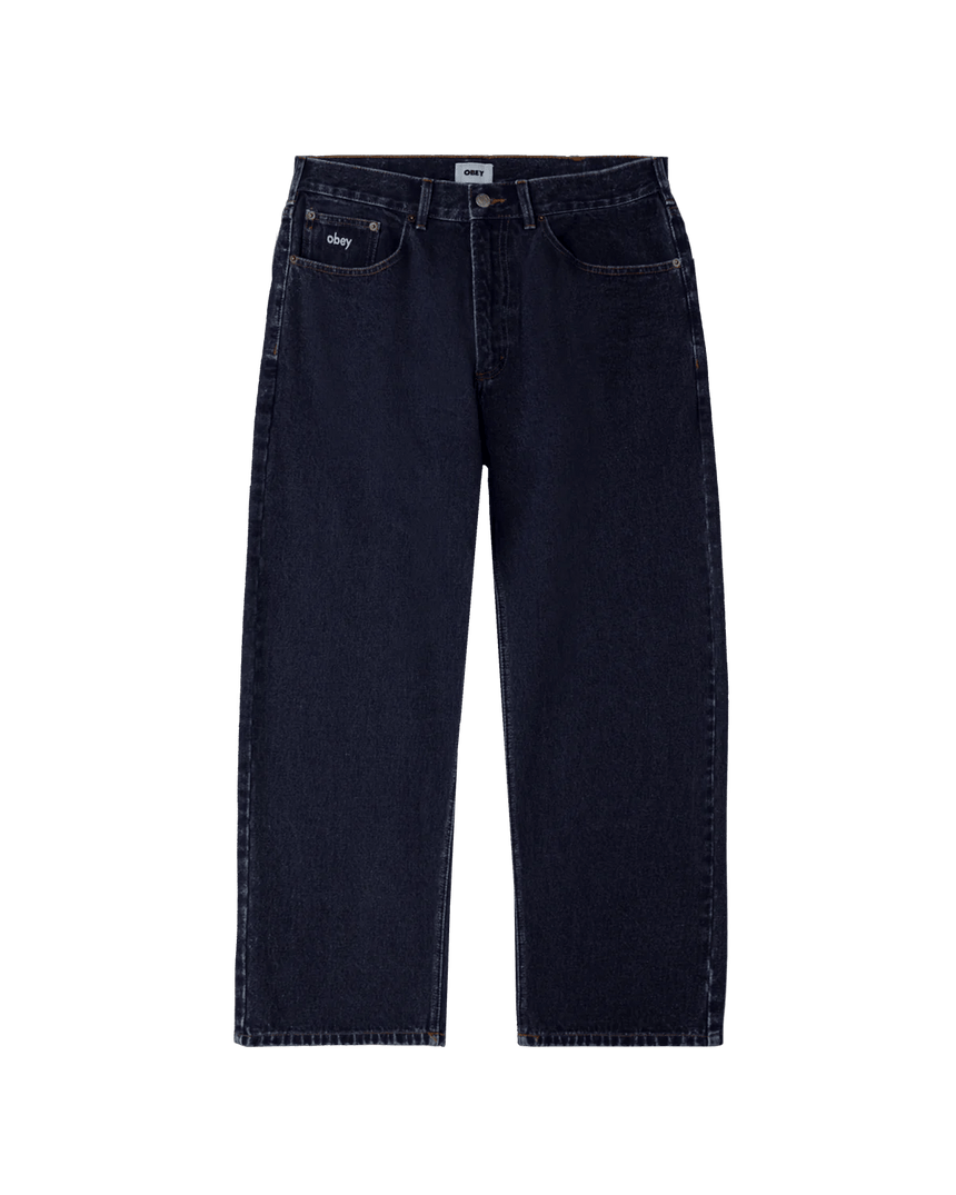 Obey Bigwig Baggy Denim Pant - Rinse Indigo - Spin Limit Boardshop