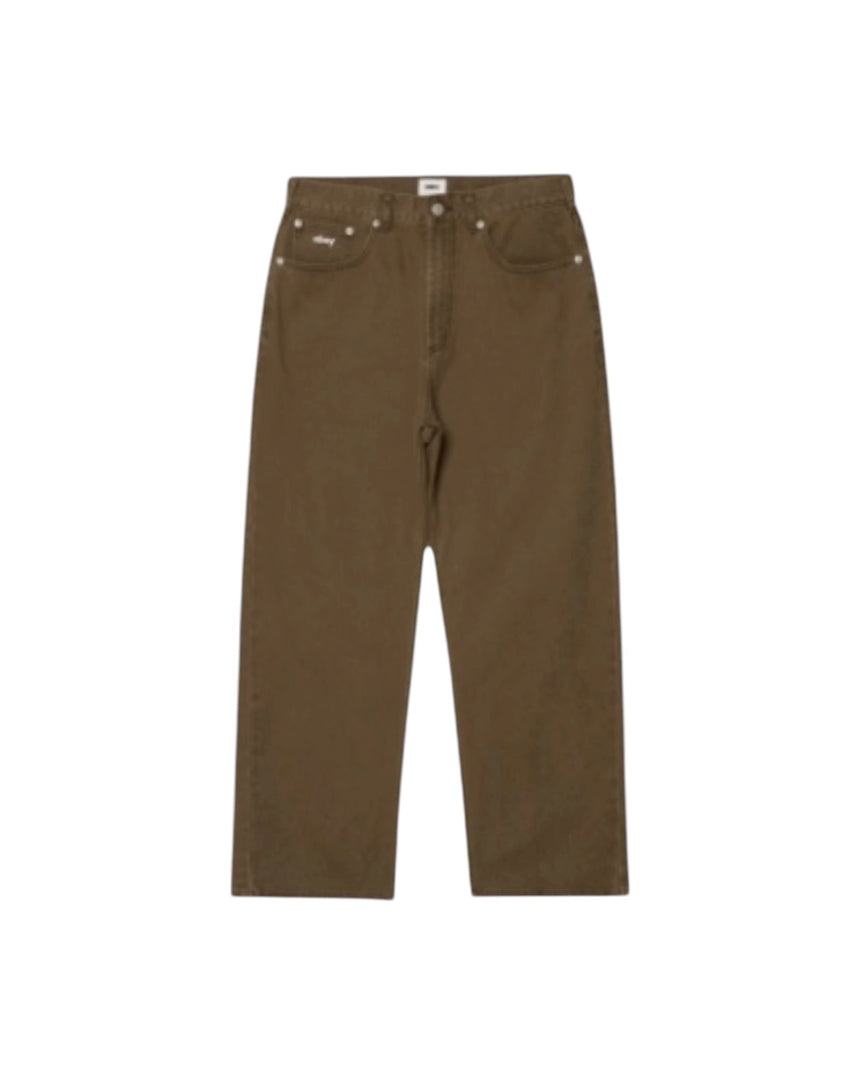 Obey Bigwig Baggy Denim Pant - Wren Faded Wash - Spin Limit Boardshop