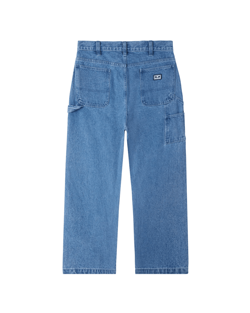 Obey Bigwig Denim Carpenter Pant - Light Indigo - Spin Limit Boardshop