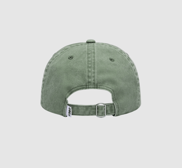 Obey Bold 6 Panel Strapback - Pigment Olive - Spin Limit Boardshop