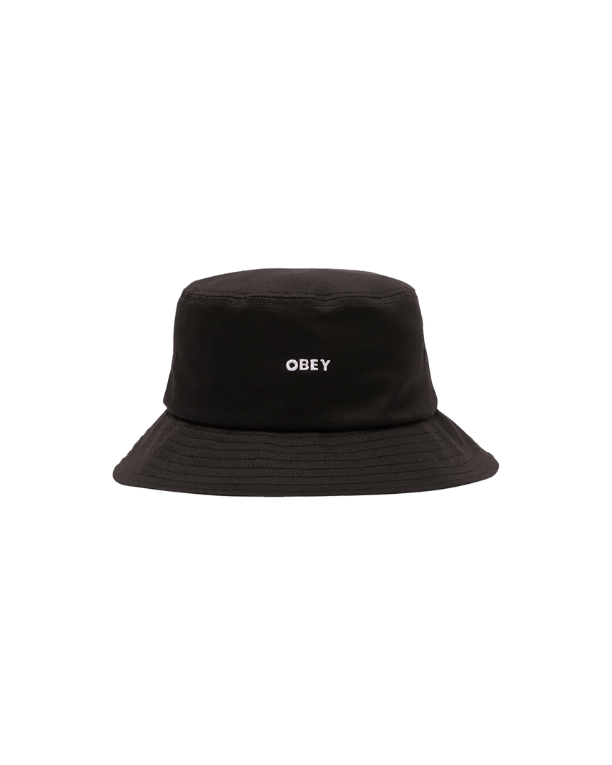 Obey Bold Twill Bucket Hat - Black - Spin Limit Boardshop