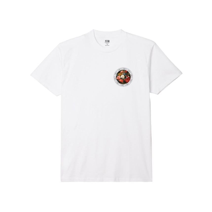 Obey Bouquet Tee - White - Spin Limit Boardshop