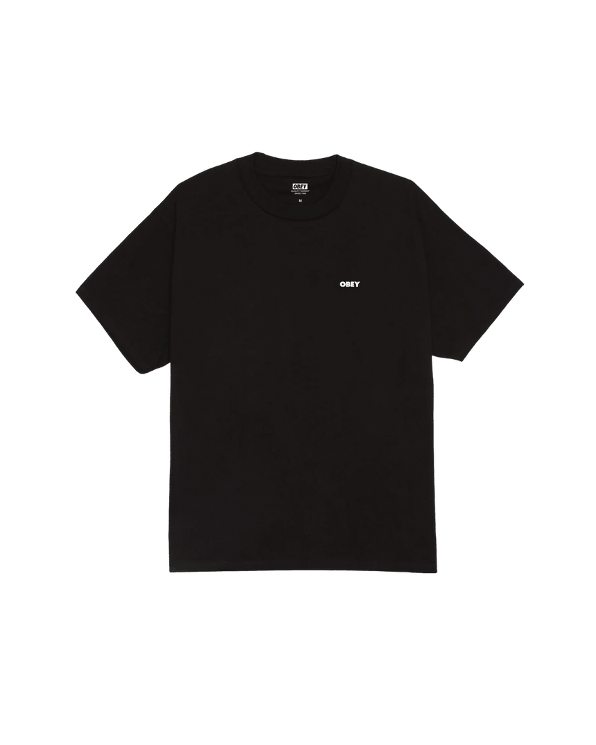 Obey Chalky Icon Tee - Black - Spin Limit Boardshop