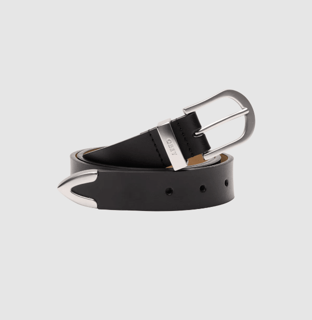Obey Classic Leather Belt - Black - Spin Limit Boardshop