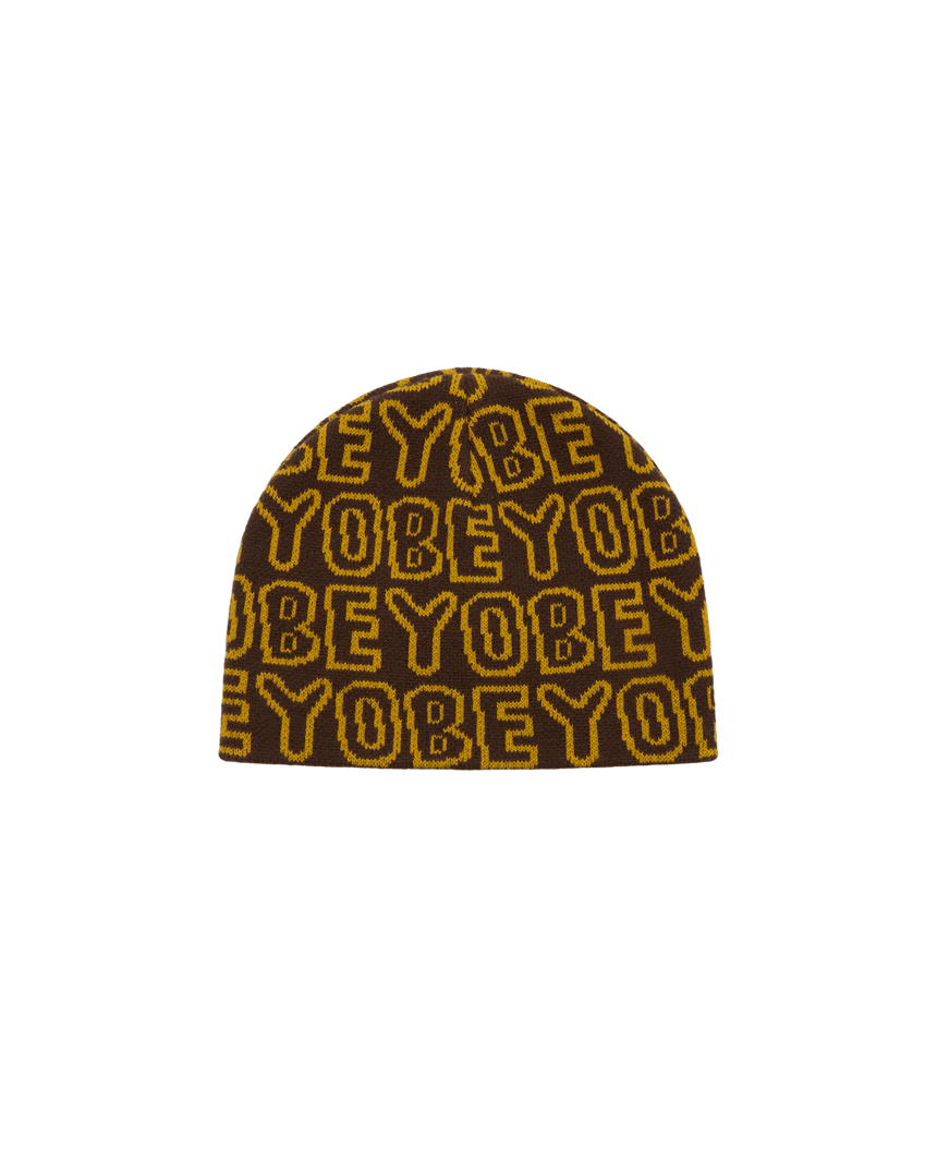 Obey Common Beanie - Dark Brown - Spin Limit Boardshop