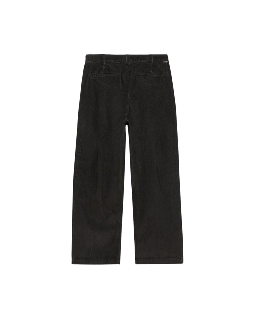 Obey Dean Faded Wash Cord Pant - Black Faded Wash - Spin Limit Boardshop