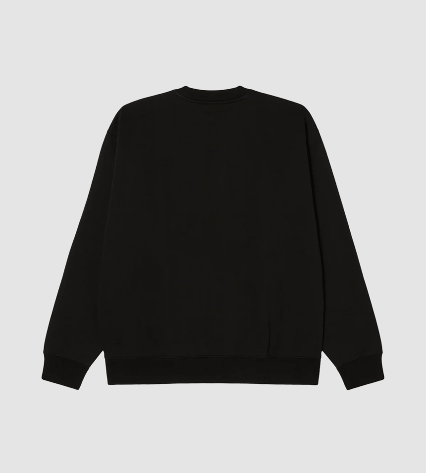 obey Enjoy The Crew Fleece - Black - Spin Limit Boardshop