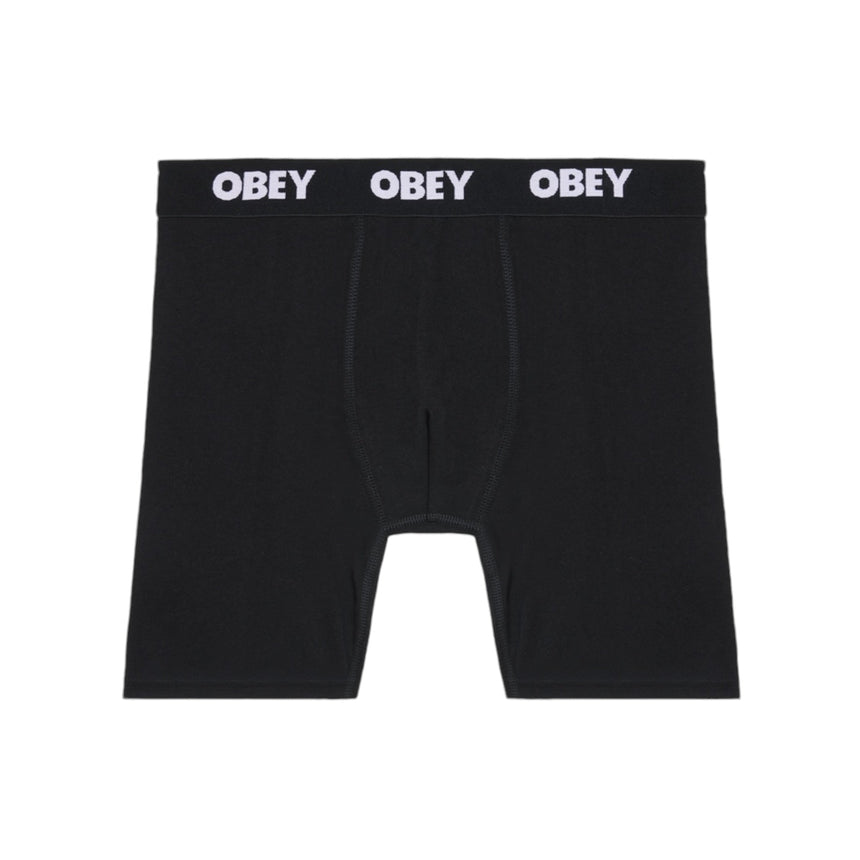 Obey Est Works 2 Pack Boxers - Black - Spin Limit Boardshop