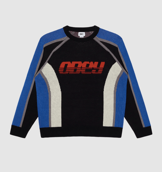 Obey Estadio Sweater - Black - Spin Limit Boardshop