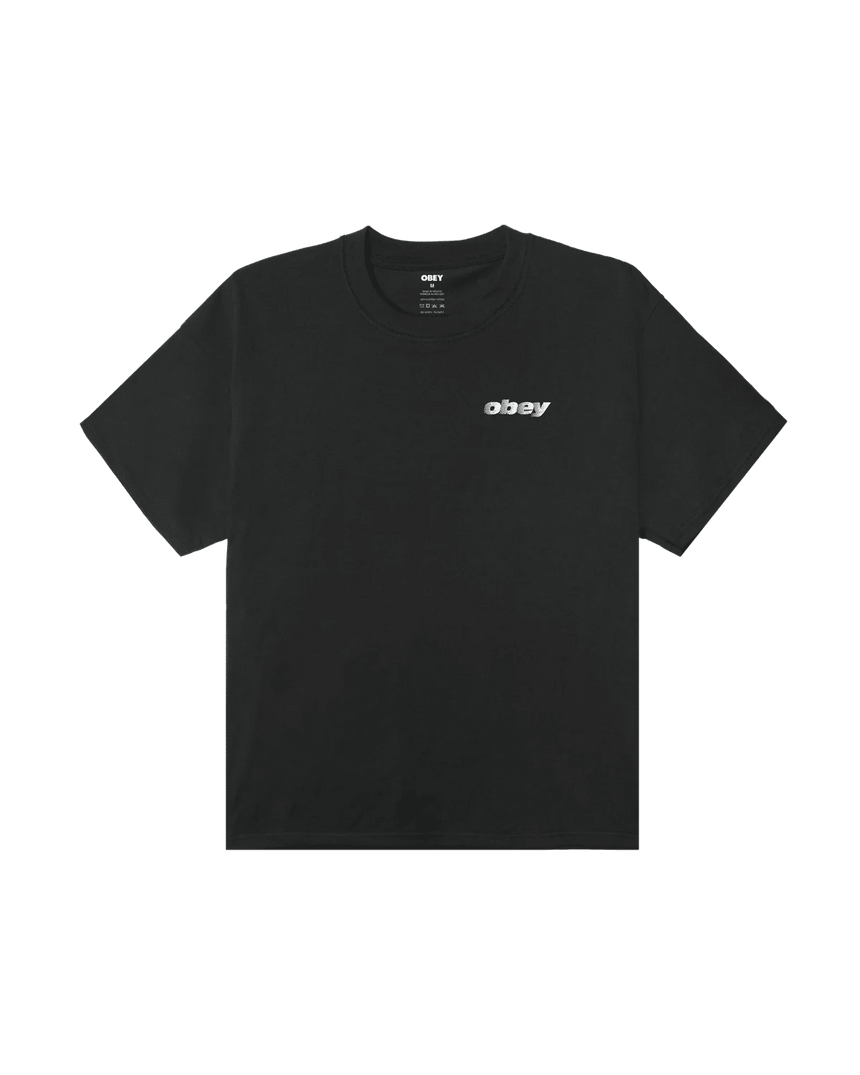 Obey Exports HW Box Tee - Vintage Black - Spin Limit Boardshop
