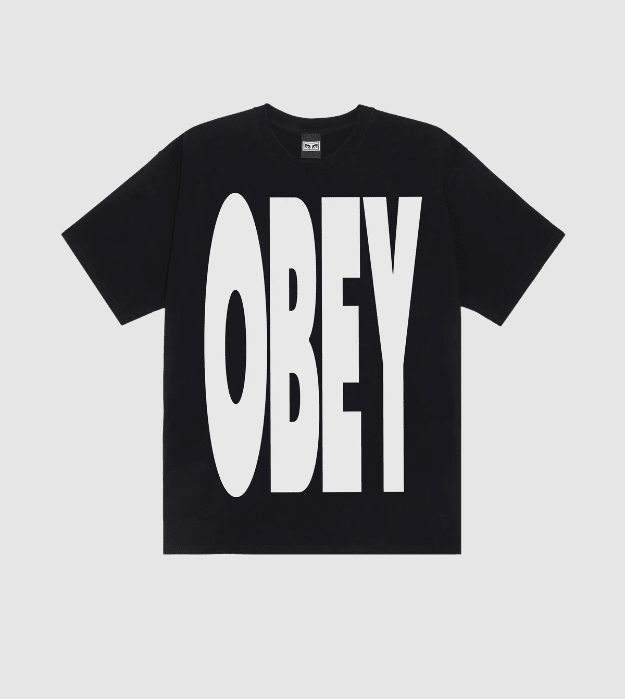 Obey Extended Tee - Black - Spin Limit Boardshop