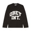 Obey Football Jersey Longsleeve - Black - Spin Limit Boardshop