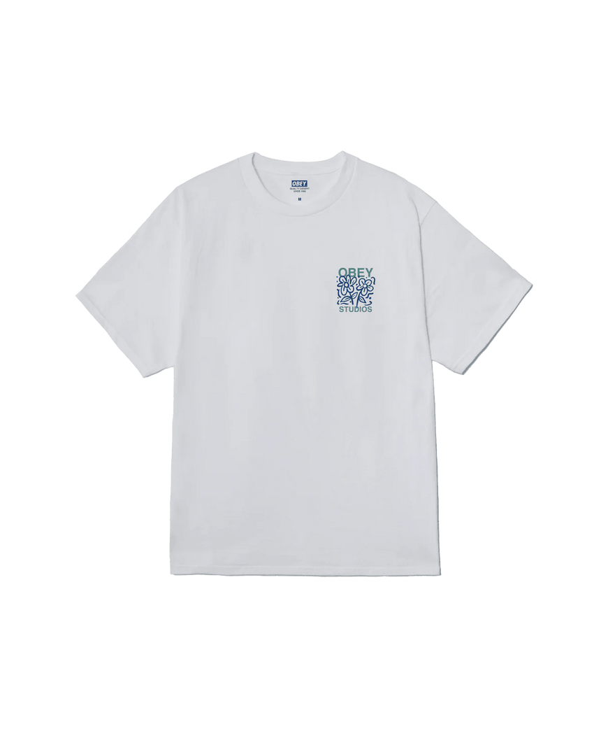 Obey Grown With Love Tee - White - Spin Limit Boardshop