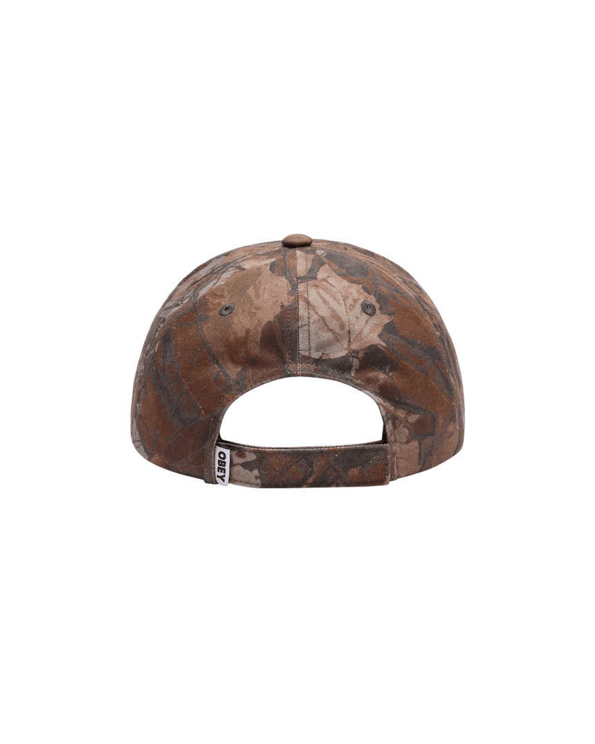 Obey Icon Eyes 6 Panel Velcro - Fence Camo - Spin Limit Boardshop