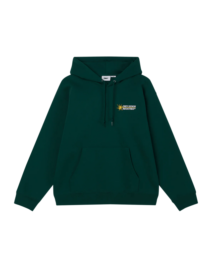 Obey Industries Hood Fleece - Rainforest - Spin Limit Boardshop