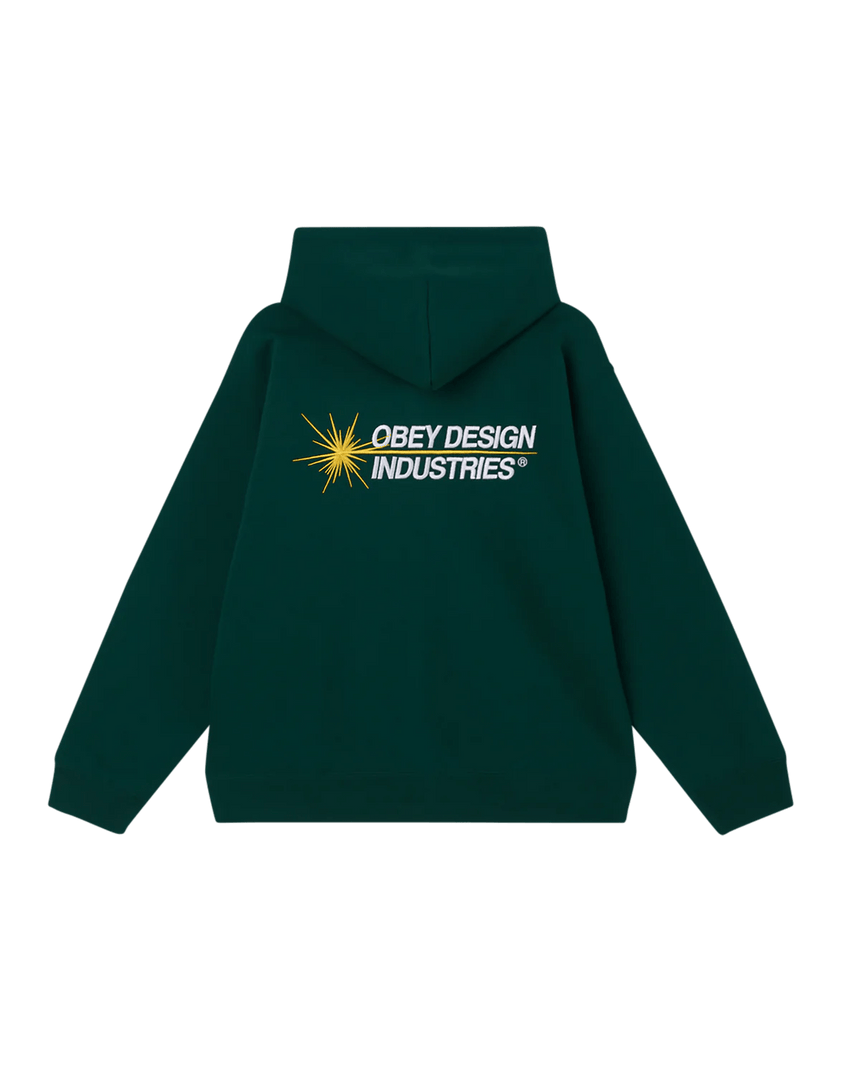 Obey Industries Hood Fleece - Rainforest - Spin Limit Boardshop