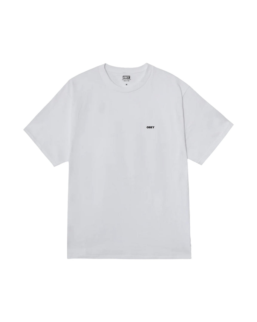 Obey Listen To The Best Tee - White - Spin Limit Boardshop