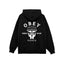 Obey Lotus With Hands Fleece Hoodie - Black - Spin Limit Boardshop