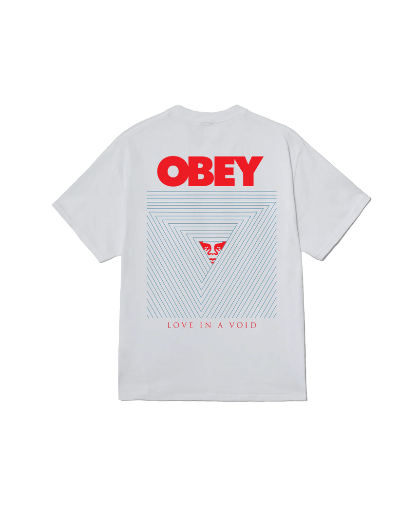 Obey Love In A Void Tee - White - Spin Limit Boardshop