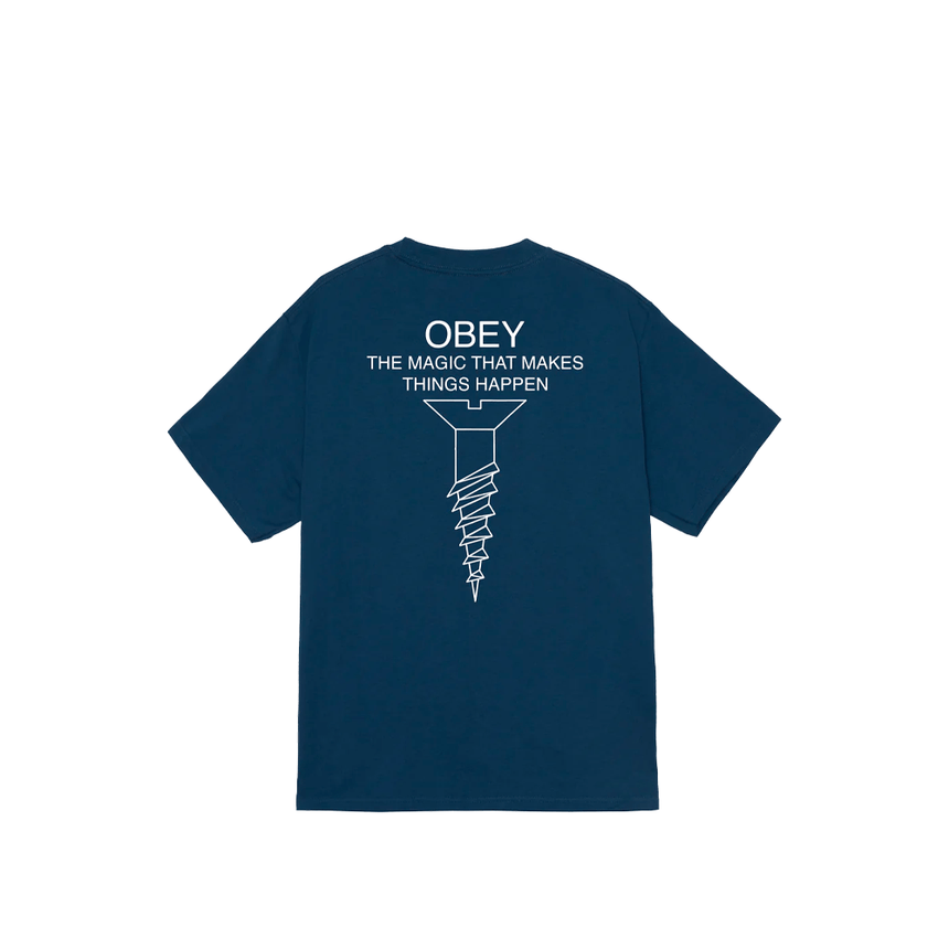 Obey Magic Tee - Harbor Blue - Spin Limit Boardshop