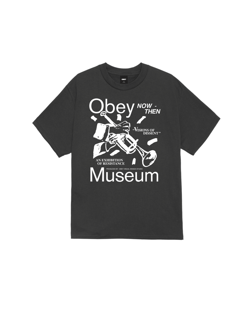 Obey Miseum Tee - Vintage Black - Spin Limit Boardshop