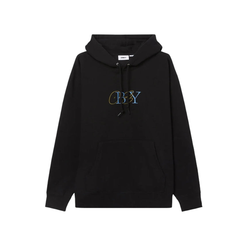 Obey Nova Hood Fleece - Black - Spin Limit Boardshop