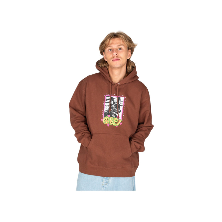 Obey Peace Dog Hoodie - Sepia - Spin Limit Boardshop