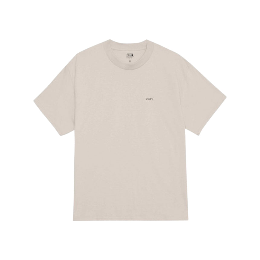Obey Peace & Justice Statue Tee - Silver Grey - Spin Limit Boardshop