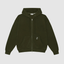 Obey Post Zip Hood - Dusty Black Olive - Spin Limit Boardshop