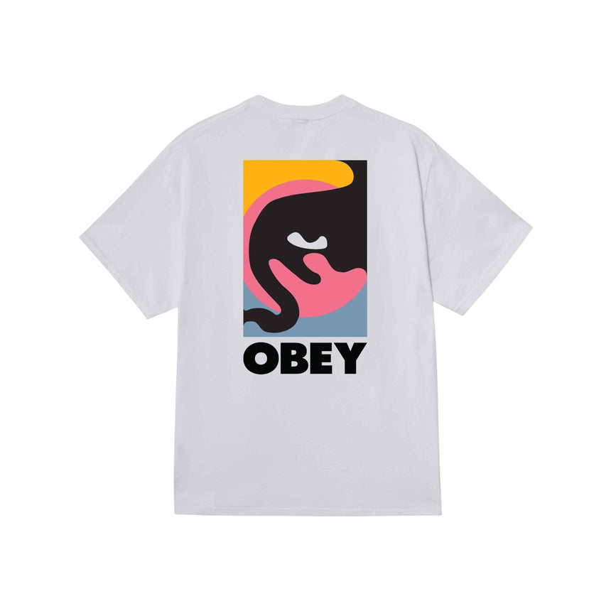 Obey Quarter Icon Tee - White - Spin Limit Boardshop