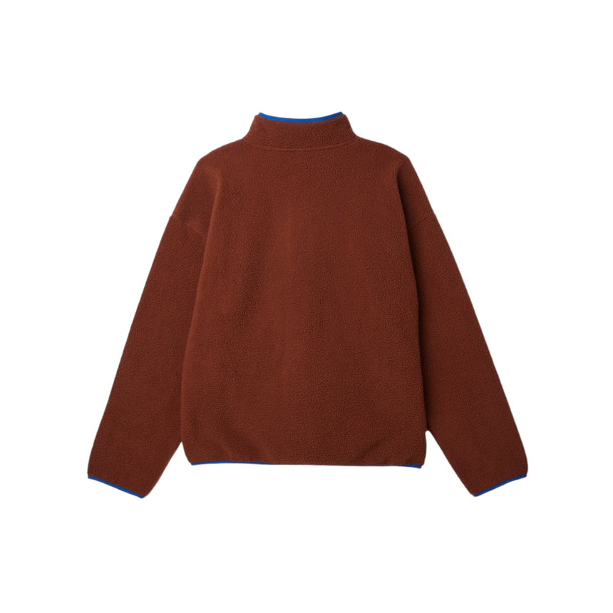 Obey Rays Mockneck Polar Fleece - Sepia - Spin Limit Boardshop