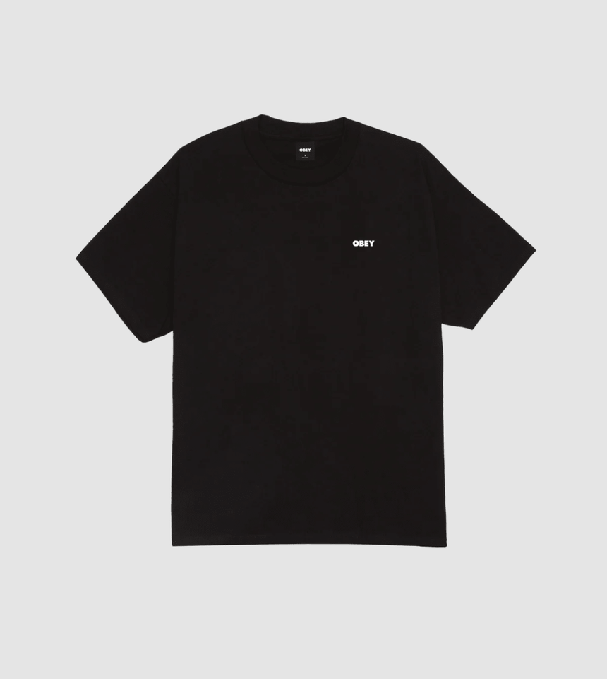 Obey Razor Tee - Black - Spin Limit Boardshop