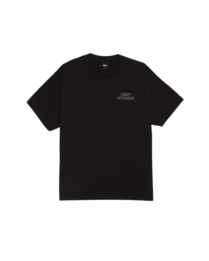 Obey Spectrum Tee - Black - Spin Limit Boardshop