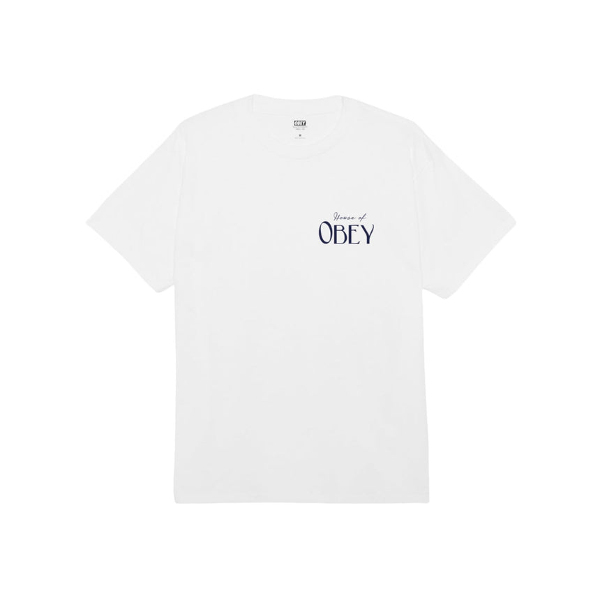 Obey Vacation Tee - White - Spin Limit Boardshop