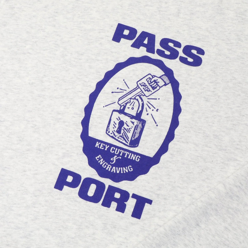 Pass Port Hercu Locks Sweater - White Marle - Spin Limit Boardshop