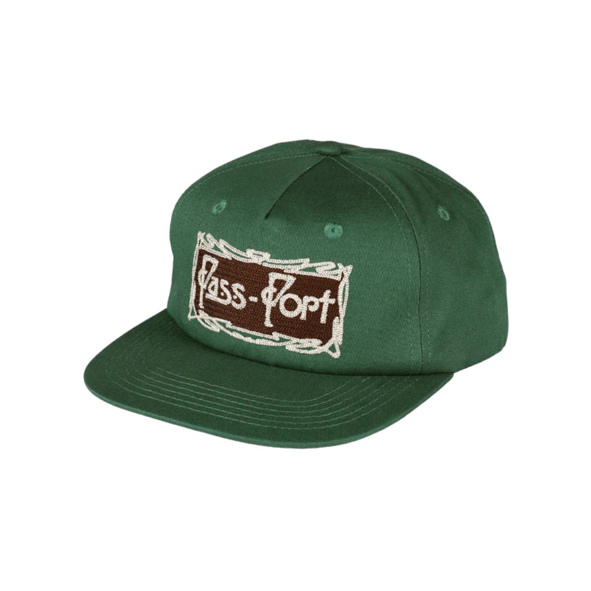 Pass Port Plume Workers Cap - Forest Green - Spin Limit Boardshop