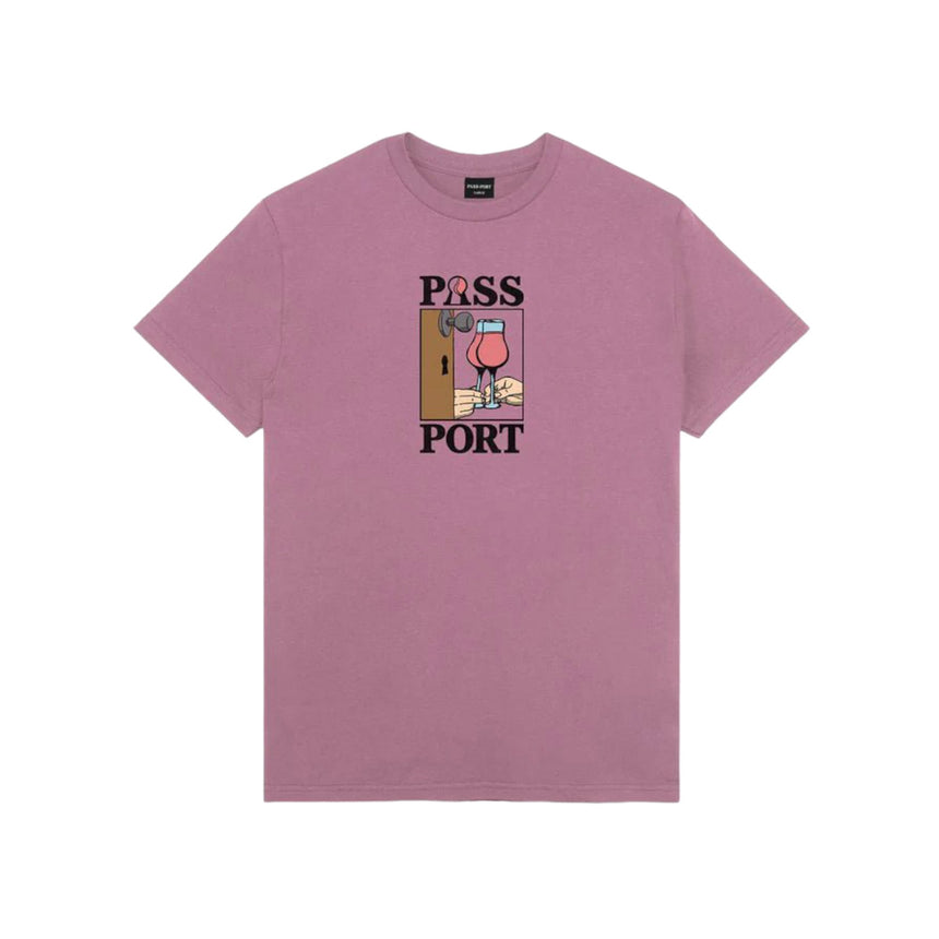 Pass Port What U Think U Saw Tee - Washed Berry - Spin Limit Boardshop