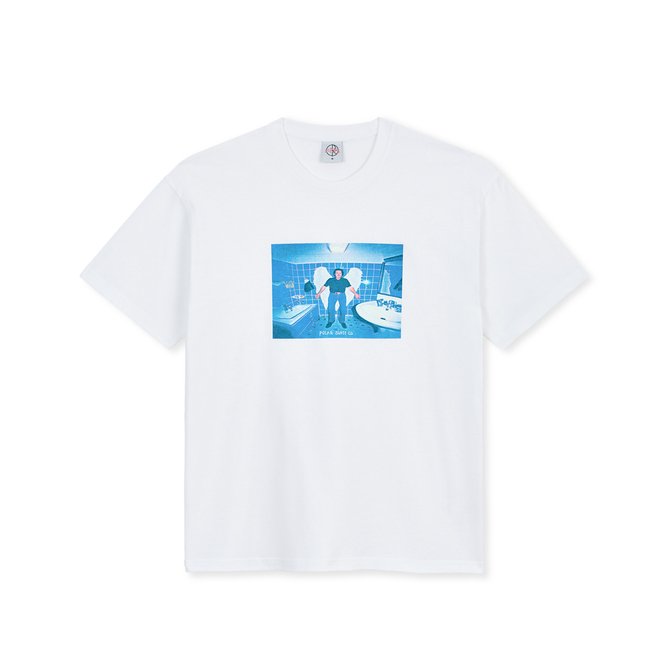 Polar Co. Angel Man Tee - White - Spin Limit Boardshop