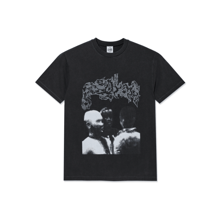 Polar Co. Band Overhead Silver Tee - Black - Spin Limit Boardshop