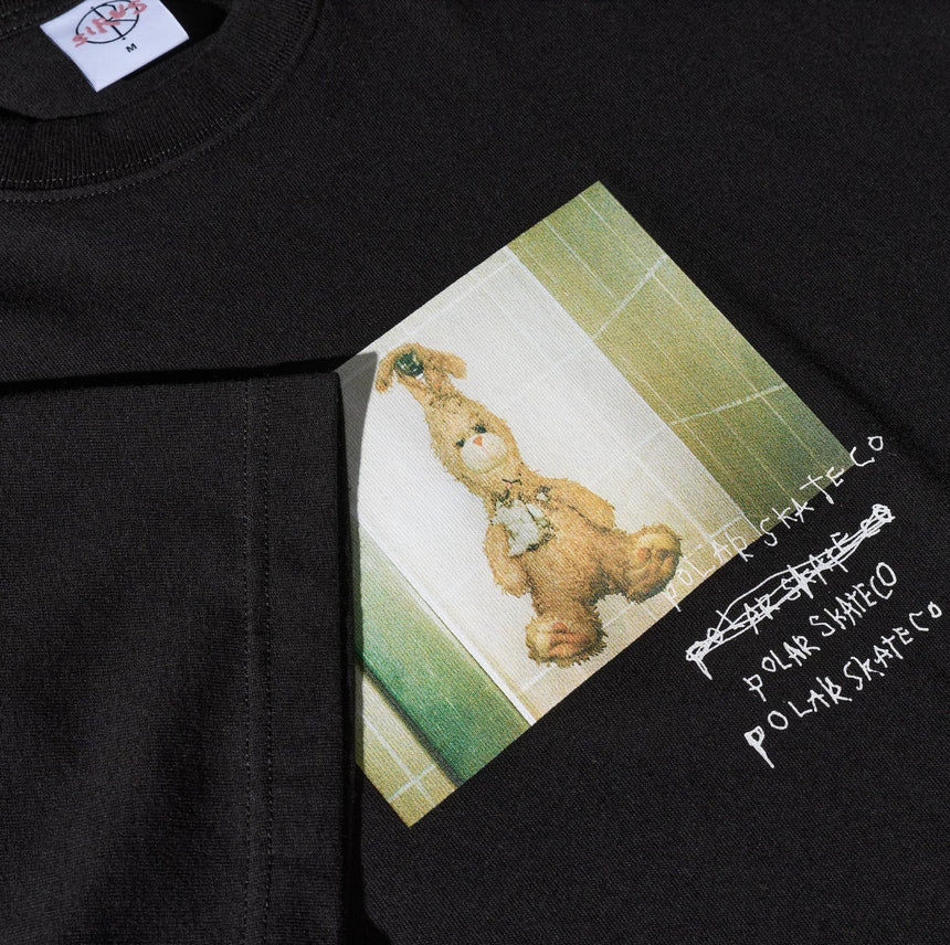 Polar Co. Bunny 2 Tee - Black - Spin Limit Boardshop